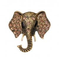 XSB212 - Elephant Tusk Saree Brooch